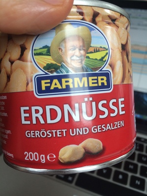 Erdnüsse geröstet und gesalzen – Farmer – 200g