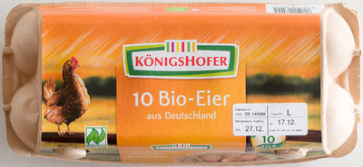 10 Bio-Eier aus Deutschland – Königshofer,dennree – 10