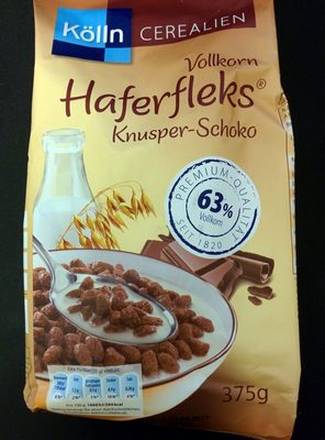 Vollkorn Haferfleks Knusper-Schoko – Kölln – 375g