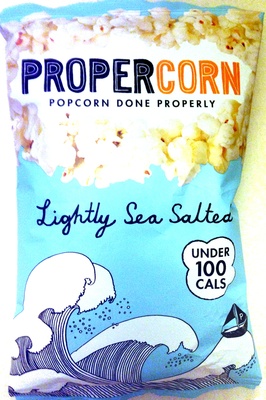 Proper Corn – Popcorn Done Properly – Lightly Sea Salted –  – 20 g