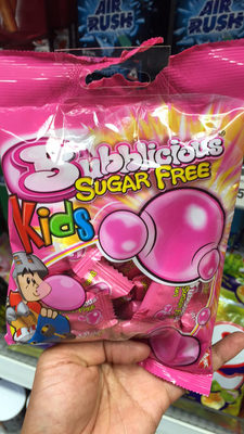 Bubblicious bubble gum sugar free – kids – Tutti Frutti Geschmack –  – 135 g