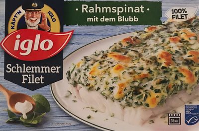 Schlemmer Filet, Rahm Spinat Mit Dem Blubb – Iglo – 390 g